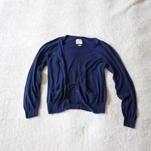 Navy Blue Cardigan